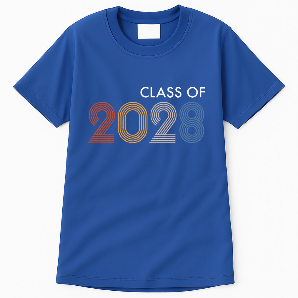 Class Of 2028 College University High School Future Graduate Tall T-Shirt