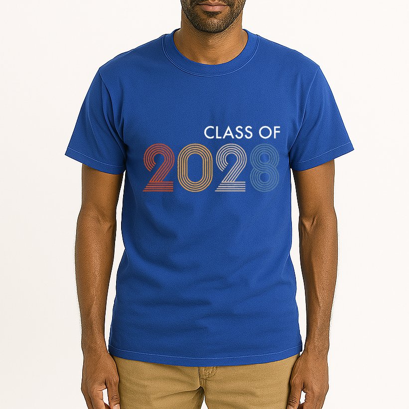 Class Of 2028 College University High School Future Graduate Tall T-Shirt