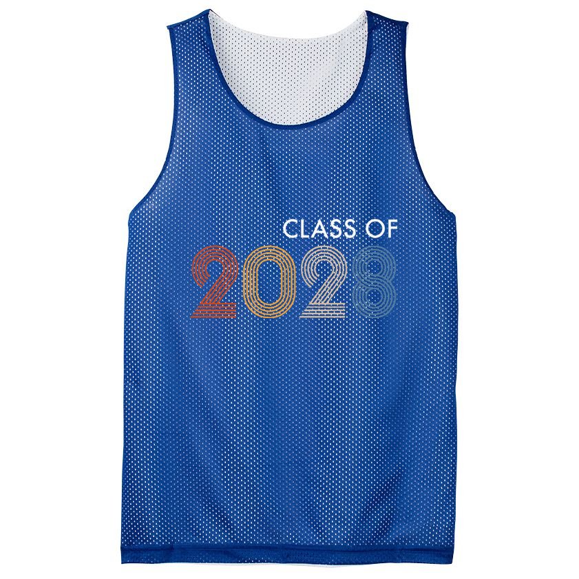 Class Of 2028 College University High School Future Graduate Mesh Reversible Basketball Jersey Tank