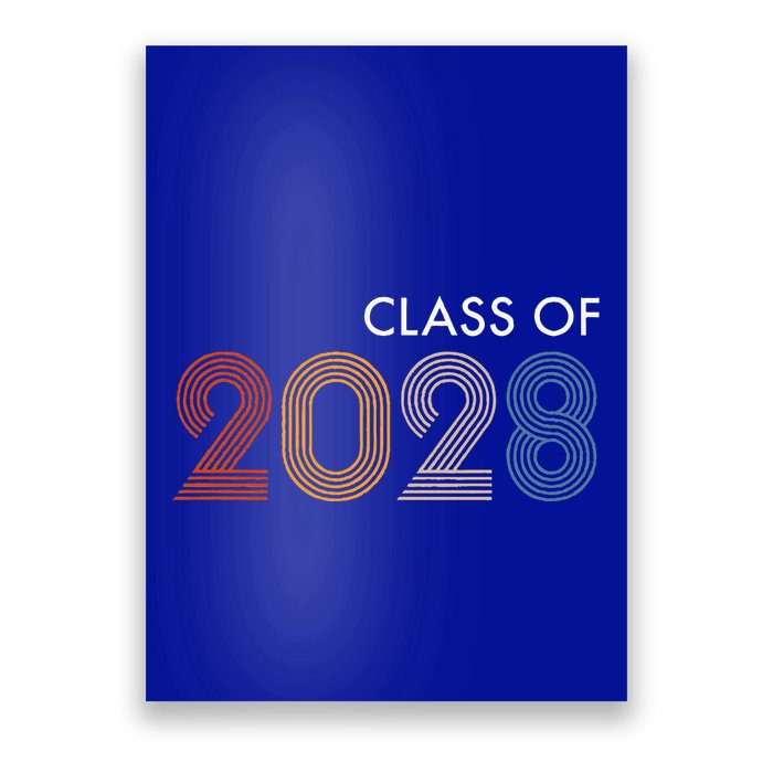 Class Of 2028 College University High School Future Graduate Poster
