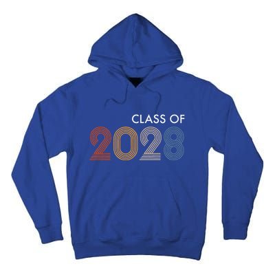 Class Of 2028 College University High School Future Graduate Tall Hoodie
