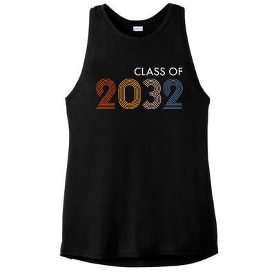 Class Of 2032 College University High School Future Graduate Ladies PosiCharge Tri-Blend Wicking Tank