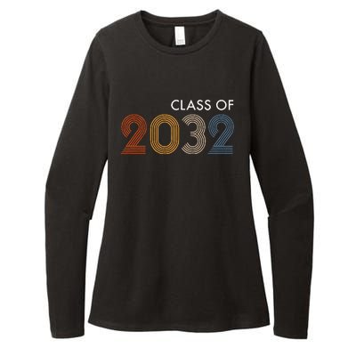 Class Of 2032 College University High School Future Graduate Womens CVC Long Sleeve Shirt