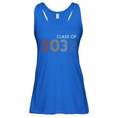 Class Of 2032 College University High School Future Graduate Ladies Essential Flowy Tank