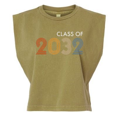 Class Of 2032 College University High School Future Graduate Garment-Dyed Women's Muscle Tee