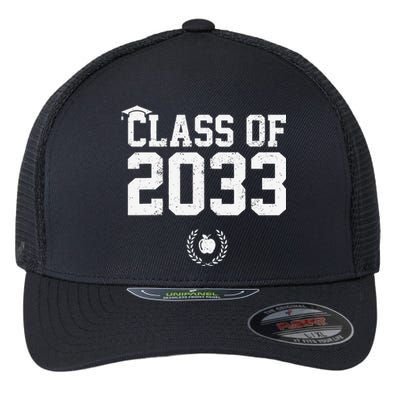 Class Of 2033 Grow With Me Graduation First Day Of School Cute Flexfit Unipanel Trucker Cap