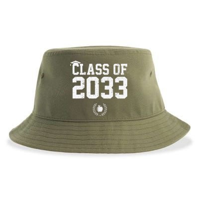 Class Of 2033 Grow With Me Graduation First Day Of School Cute Sustainable Bucket Hat