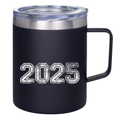 Class Of 2025 Graduation School Vintage Spirit Senior 2025 12oz Stainless Steel Coffee Mug
