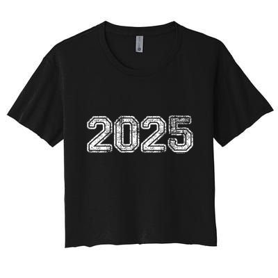 Class Of 2025 Graduation School Vintage Spirit Senior 2025 Crop Top