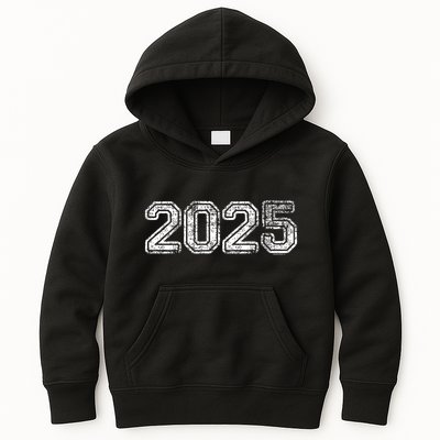 Class Of 2025 Graduation School Vintage Spirit Senior 2025 Kids Hoodie
