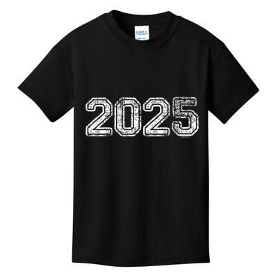 Class Of 2025 Graduation School Vintage Spirit Senior 2025 Kids T-Shirt
