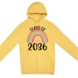 Class Of 2036 Rainbow Graduation Premium Pullover Hoodie