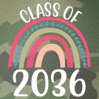 Class Of 2036 Rainbow Graduation Legacy Tie Dye Trucker Hat