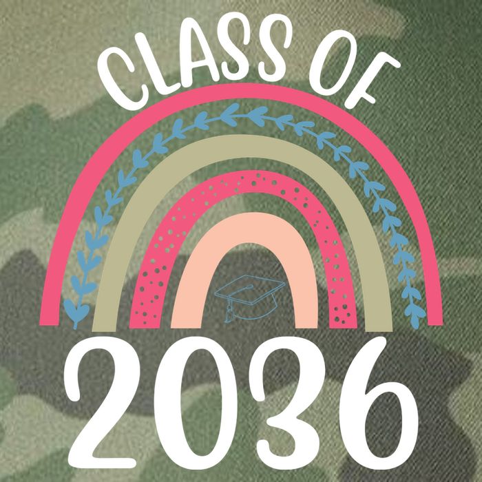 Class Of 2036 Rainbow Graduation Legacy Tie Dye Trucker Hat