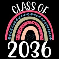 Class Of 2036 Rainbow Graduation Backpack