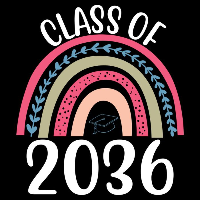 Class Of 2036 Rainbow Graduation Backpack