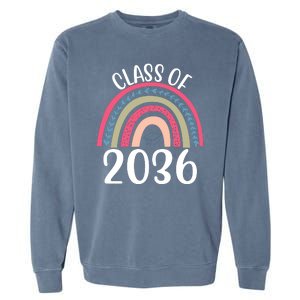 Class Of 2036 Rainbow Graduation Garment-Dyed Sweatshirt