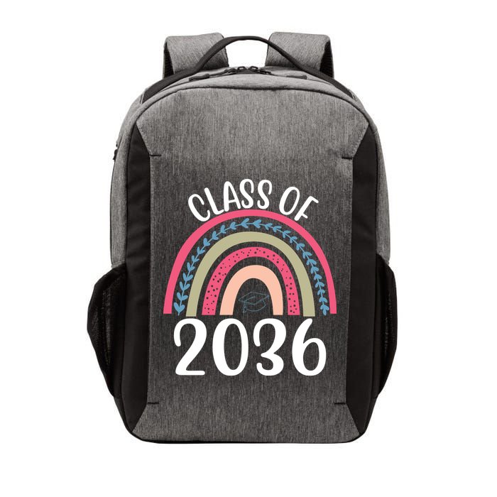 Class Of 2036 Rainbow Graduation Vector Backpack