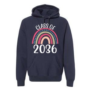 Class Of 2036 Rainbow Graduation Premium Hoodie