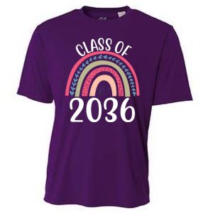 Class Of 2036 Rainbow Graduation Cooling Performance Crew T-Shirt