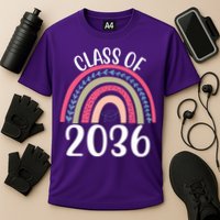 Class Of 2036 Rainbow Graduation Performance Shirt