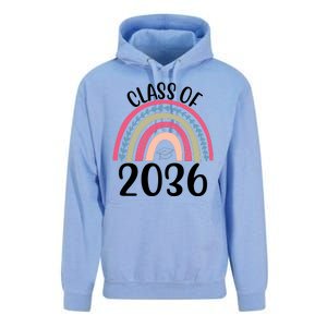 Class Of 2036 Rainbow Graduation Unisex Surf Hoodie