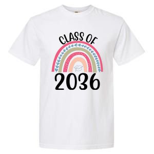 Class Of 2036 Rainbow Graduation Garment-Dyed Heavyweight T-Shirt