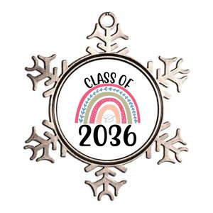 Class Of 2036 Rainbow Graduation Metallic Star Ornament