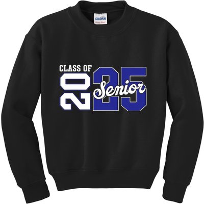 Class Of 2025 Senior 2025 Back To School 2025 Graduation 25 Kids Sweatshirt