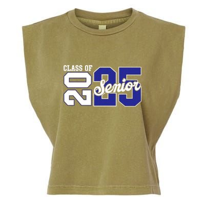 Class Of 2025 Senior 2025 Back To School 2025 Graduation 25 Garment-Dyed Women's Muscle Tee