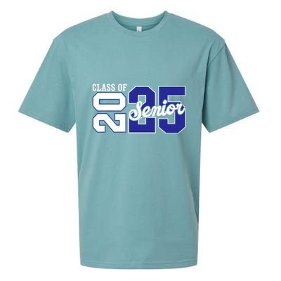 Class Of 2025 Senior 2025 Back To School 2025 Graduation 25 Sueded Cloud Jersey T-Shirt