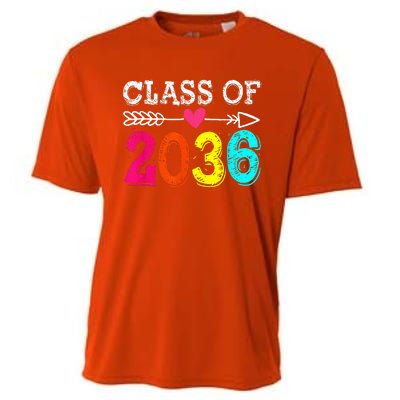 Class Of 2036 Grow With Me First Day Of School Graduation Cooling Performance Crew T-Shirt