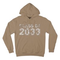 Class Of 2033 Grow With Me Graduation First Day Of School Funny Hoodie