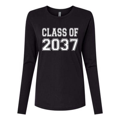 Class Of 2037 Grow With Me Womens Cotton Relaxed Long Sleeve T-Shirt