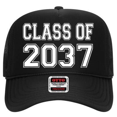 Class Of 2037 Grow With Me High Crown Mesh Back Trucker Hat