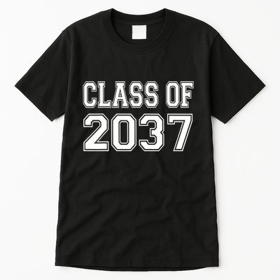 Class Of 2037 Grow With Me Tall T-Shirt