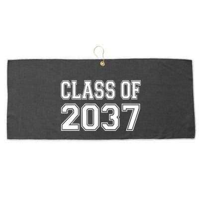 Class Of 2037 Grow With Me Large Microfiber Waffle Golf Towel