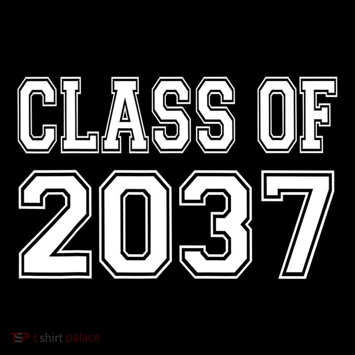 Class Of 2037 Grow With Me Youth Performance Sprint T-Shirt