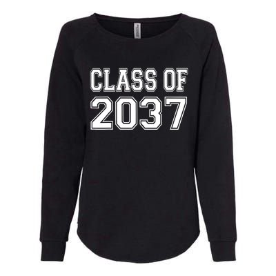 Class Of 2037 Grow With Me Womens California Wash Sweatshirt