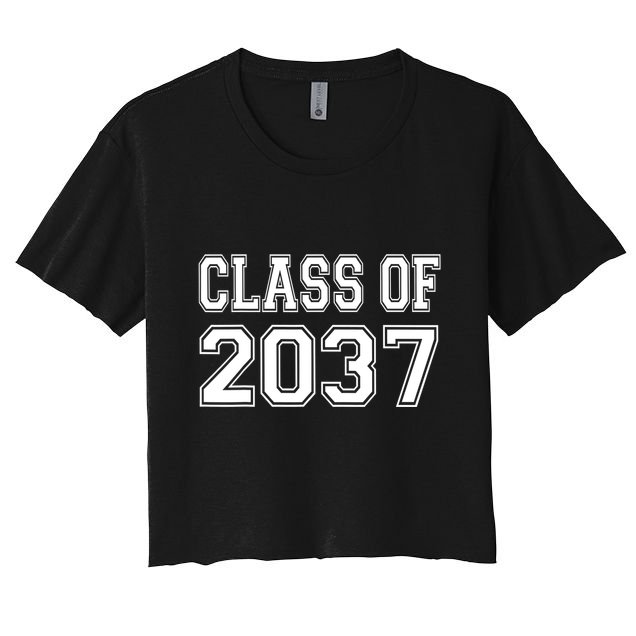 Class Of 2037 Grow With Me Crop Top