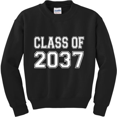 Class Of 2037 Grow With Me Kids Sweatshirt
