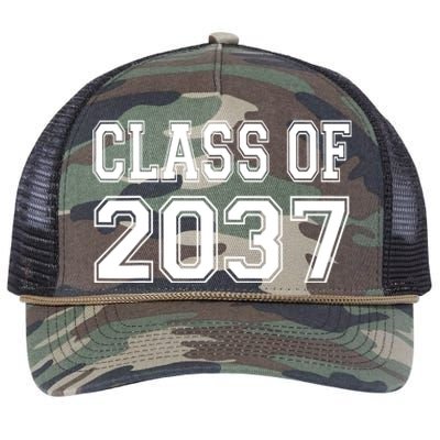 Class Of 2037 Grow With Me Retro Rope Trucker Hat Cap