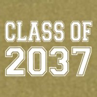 Class Of 2037 Grow With Me Garment-Dyed Women's Muscle Tee
