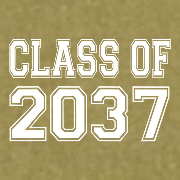 Class Of 2037 Grow With Me Garment-Dyed Women's Muscle Tee