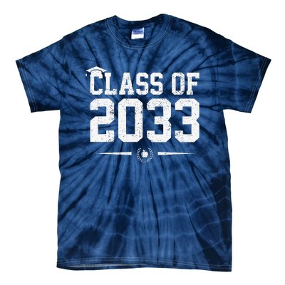 Class Of 2033 Grow With Me Graduation First Day Of School Gift Tie-Dye T-Shirt