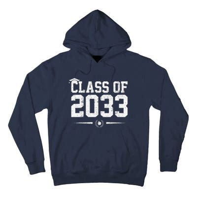 Class Of 2033 Grow With Me Graduation First Day Of School Gift Tall Hoodie