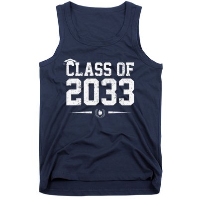 Class Of 2033 Grow With Me Graduation First Day Of School Gift Tank Top