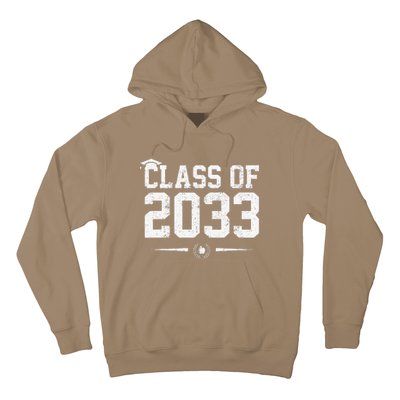 Class Of 2033 Grow With Me Graduation First Day Of School Gift Hoodie