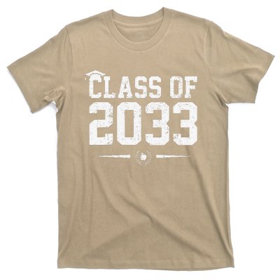 Class Of 2033 Grow With Me Graduation First Day Of School Gift T-Shirt