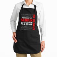 Class Of 2025 Senior Year My Last First Day Of School Apron